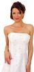 Criss Crossed Off-Shouldered Beaded Prom Dress in closeup